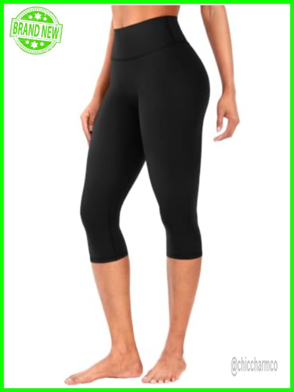 YEOREO Ease Womens Workout Capri Leggings Hidden Scrunch Gym Yoga